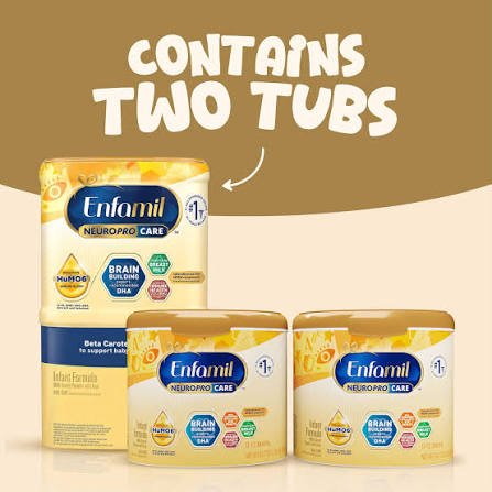 Enfamil NeuroPro Care Infant Formula Powder – HuMO6 Immune Blend, Brain-Building DHA & amp; Beta Carotene for Eye Health - Image 2