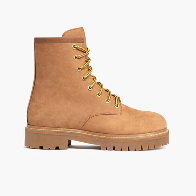 Combat Leather Lace-Up Boots - Image 2