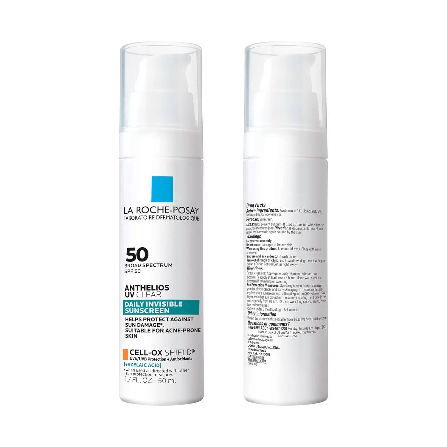 La Roche-Posay Anthelios UV Clear SPF 50 β Facial Sunscreen - Image 2