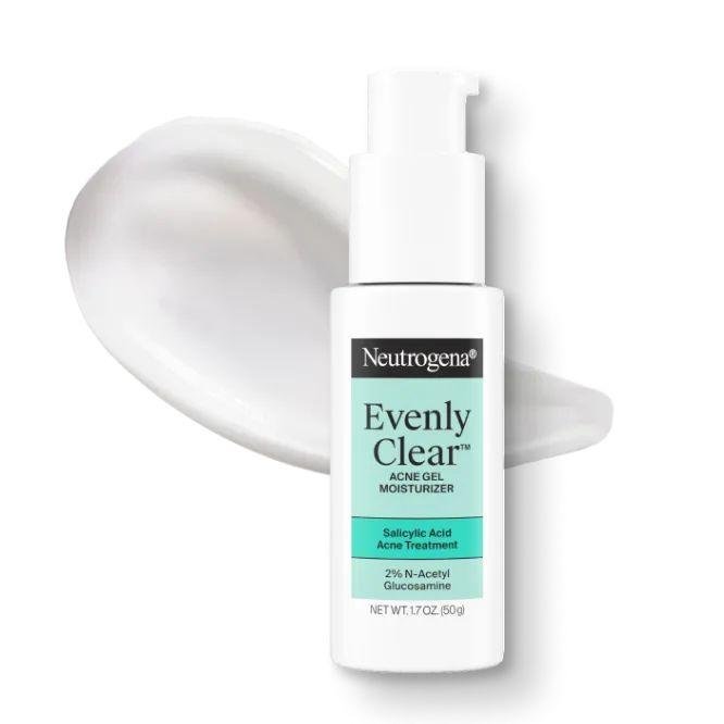 Neutrogena Evenly Clear Acne Gel Moisturizer — 1.7 oz / 50 ml 🇺🇸 - Image 2