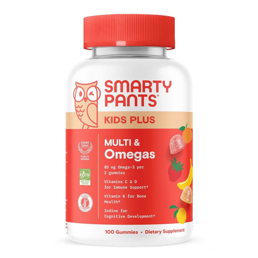 SmartyPants Kids Plus Multi & Omegas — Kids 4+ 60 Gummies - Image 2